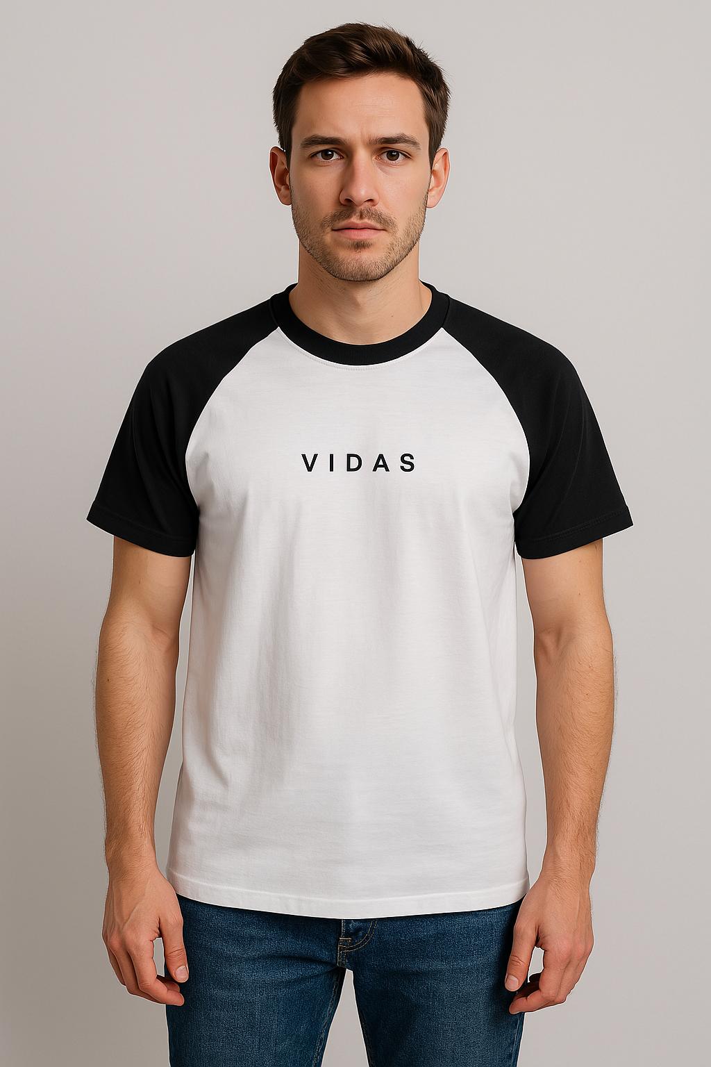 Raglan Sleeve Cotton T-Shirt