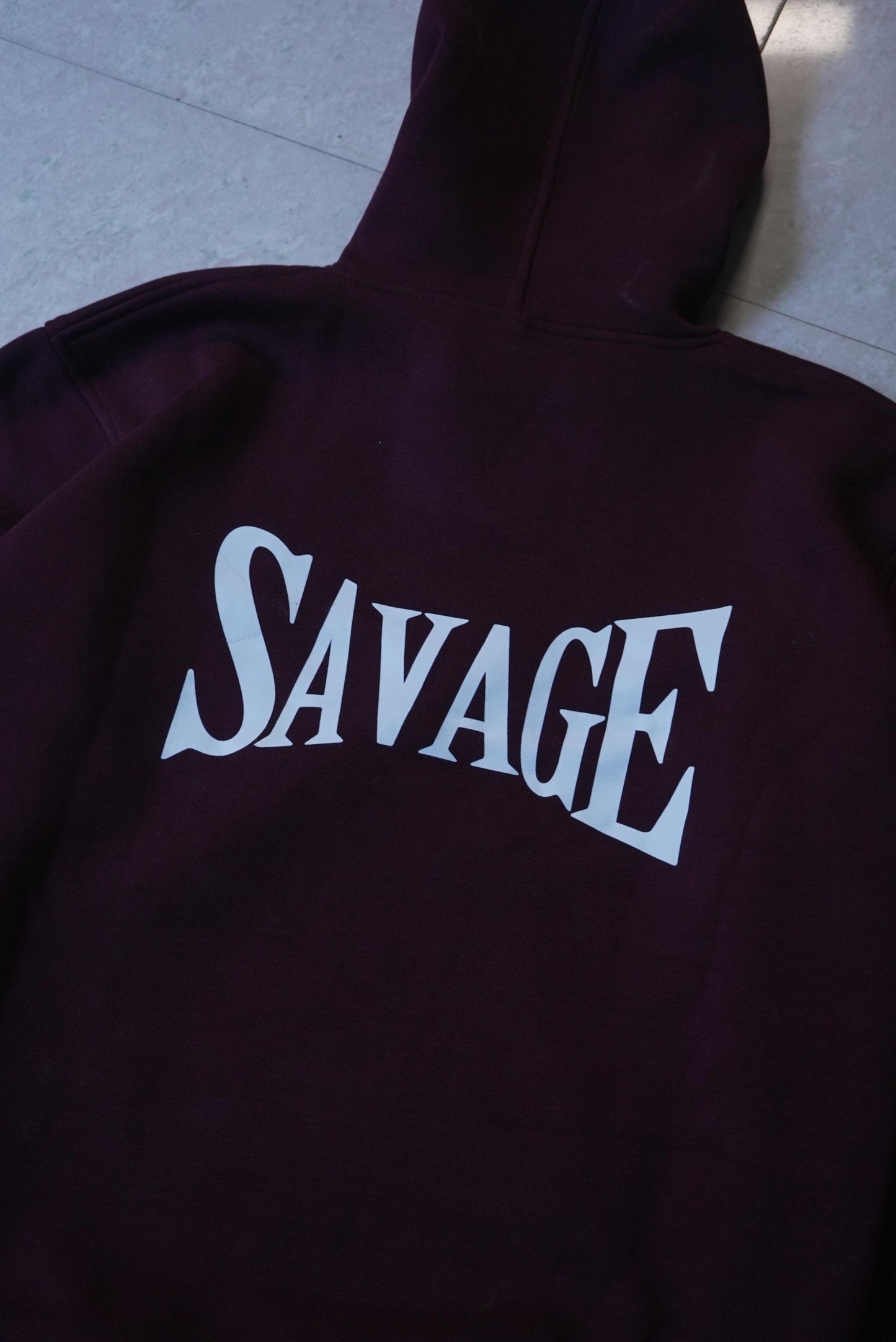 Premium WINE SAVAGE 100% cotton 340 GSM Hoodie