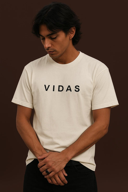 Relaxed Fit UNISEX French Terry T-Shirts 100% Premium Cotton OFF WHITE