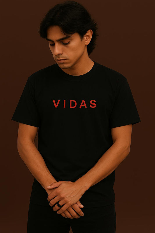 Relaxed Fit UNISEX French Terry T-Shirts 100% Premium Cotton BLACK